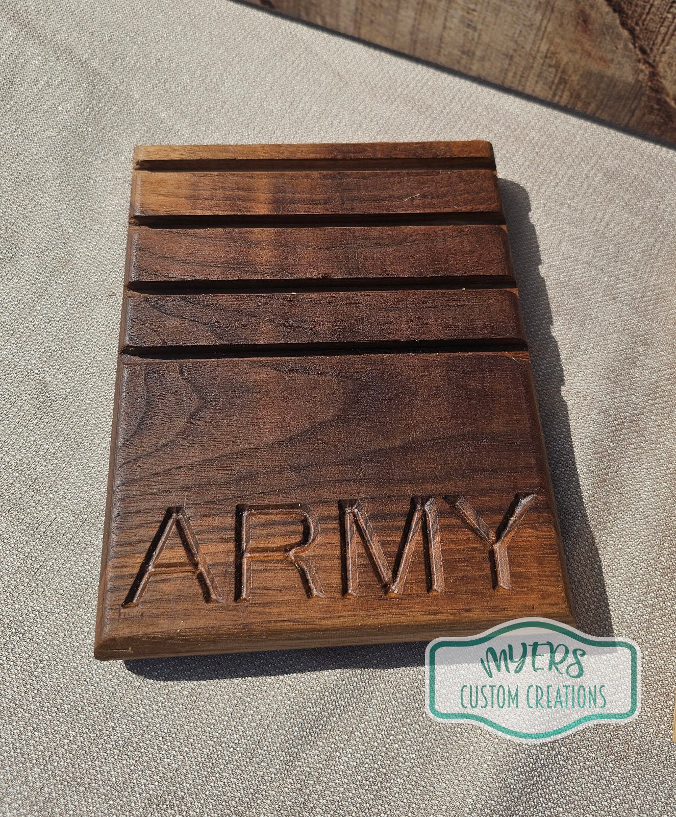 Army Challenge Coin Display Board