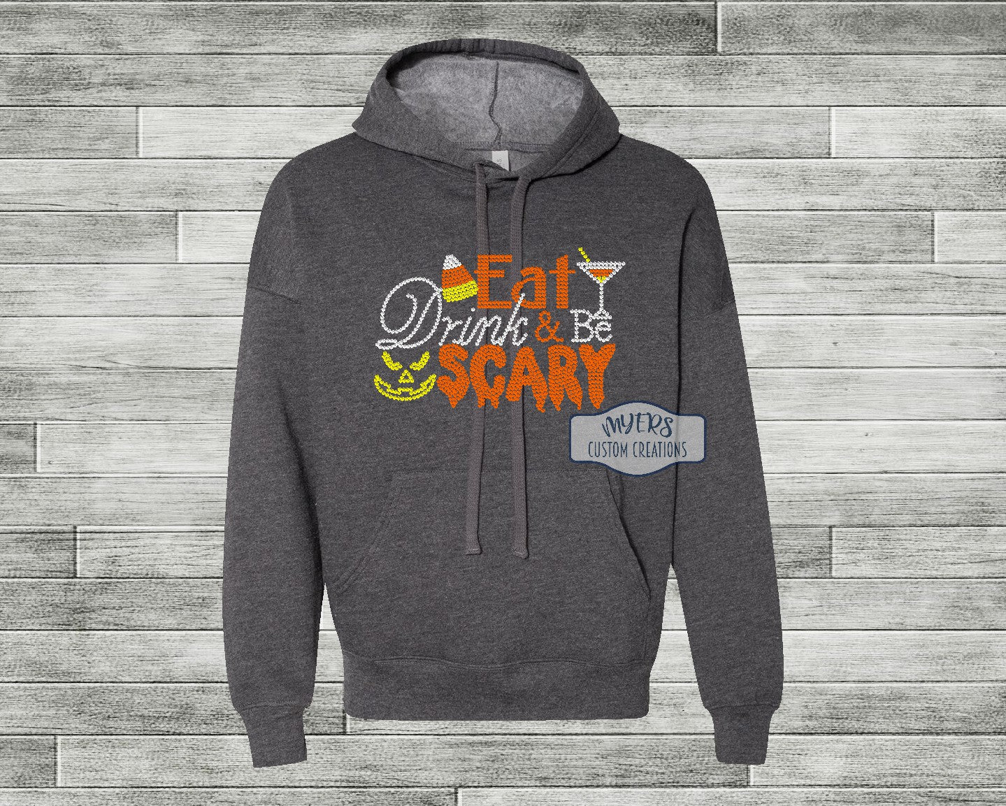 Eat Drink & Be Scary Rhinestone Shirt