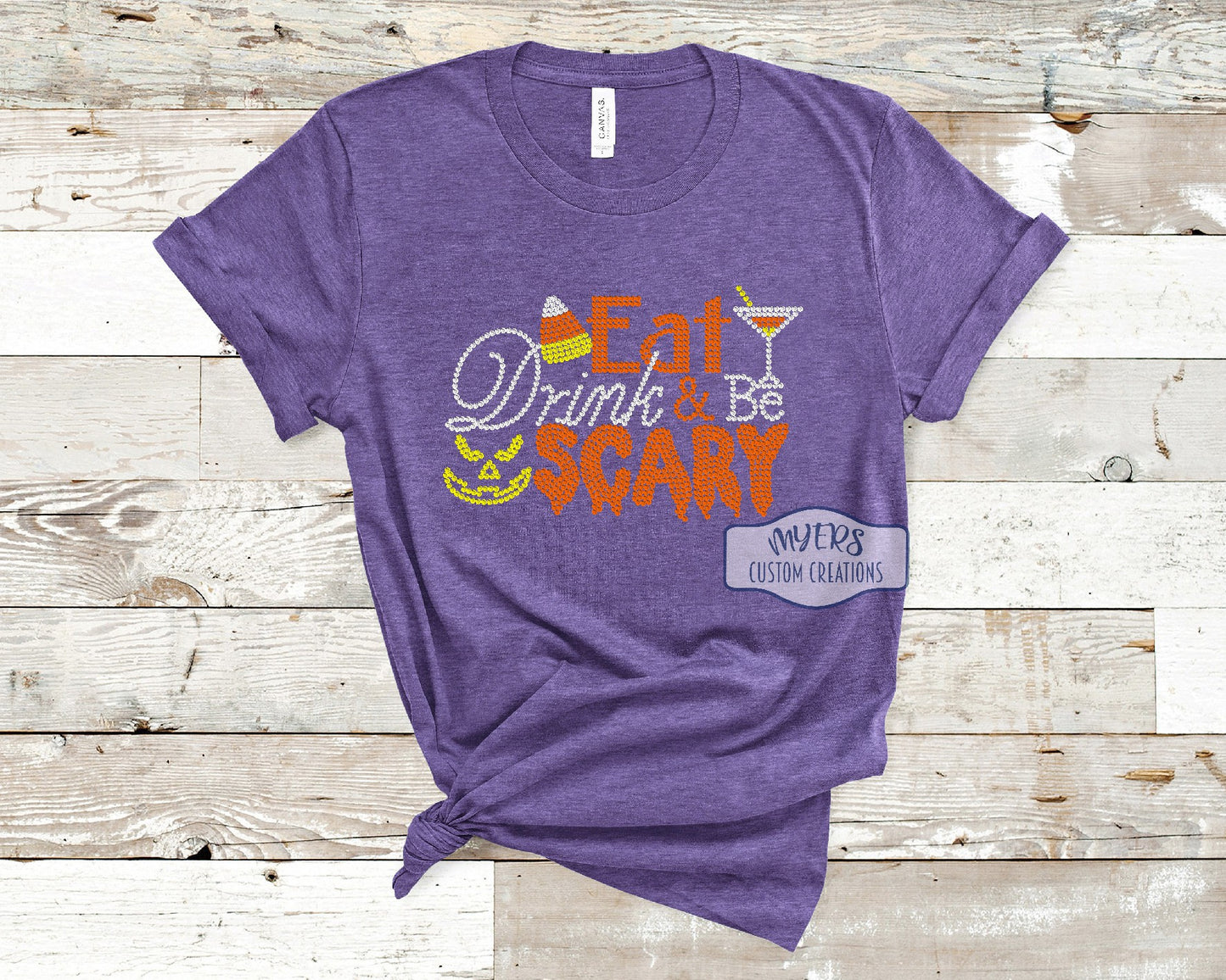 Eat Drink & Be Scary Rhinestone Shirt