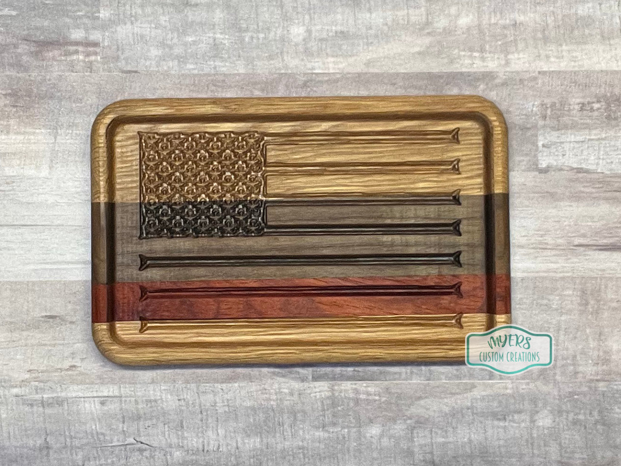 American Flag Catchall Tray