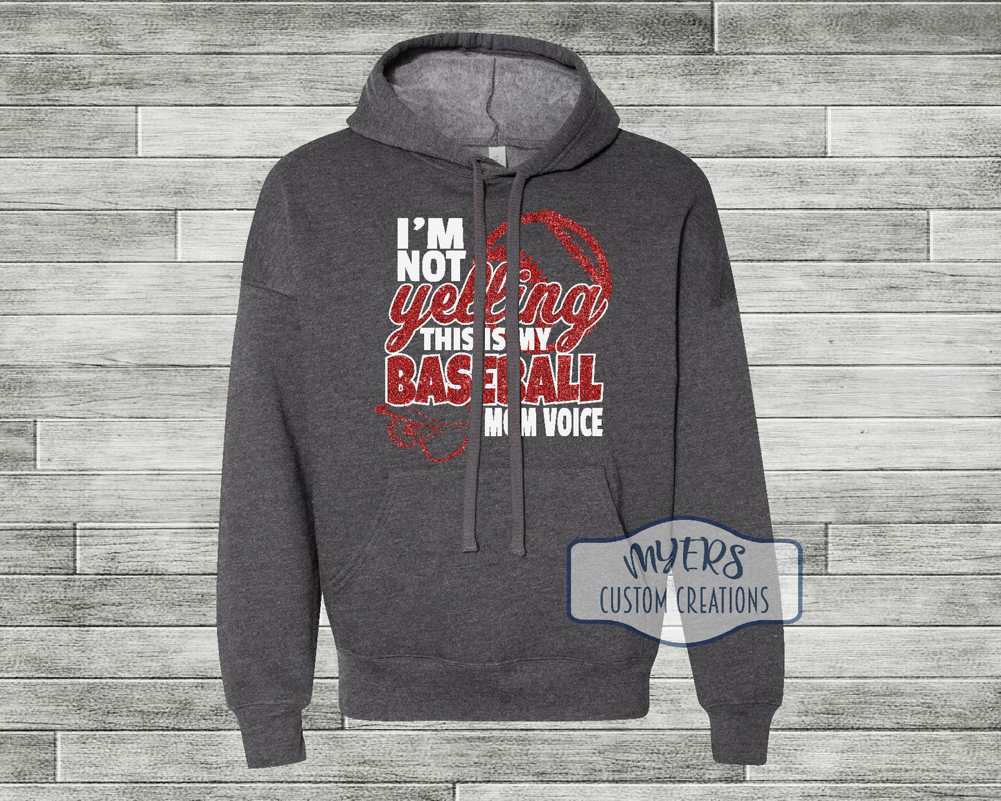 I'm Not Yelling Baseball Mom Voice Shirt