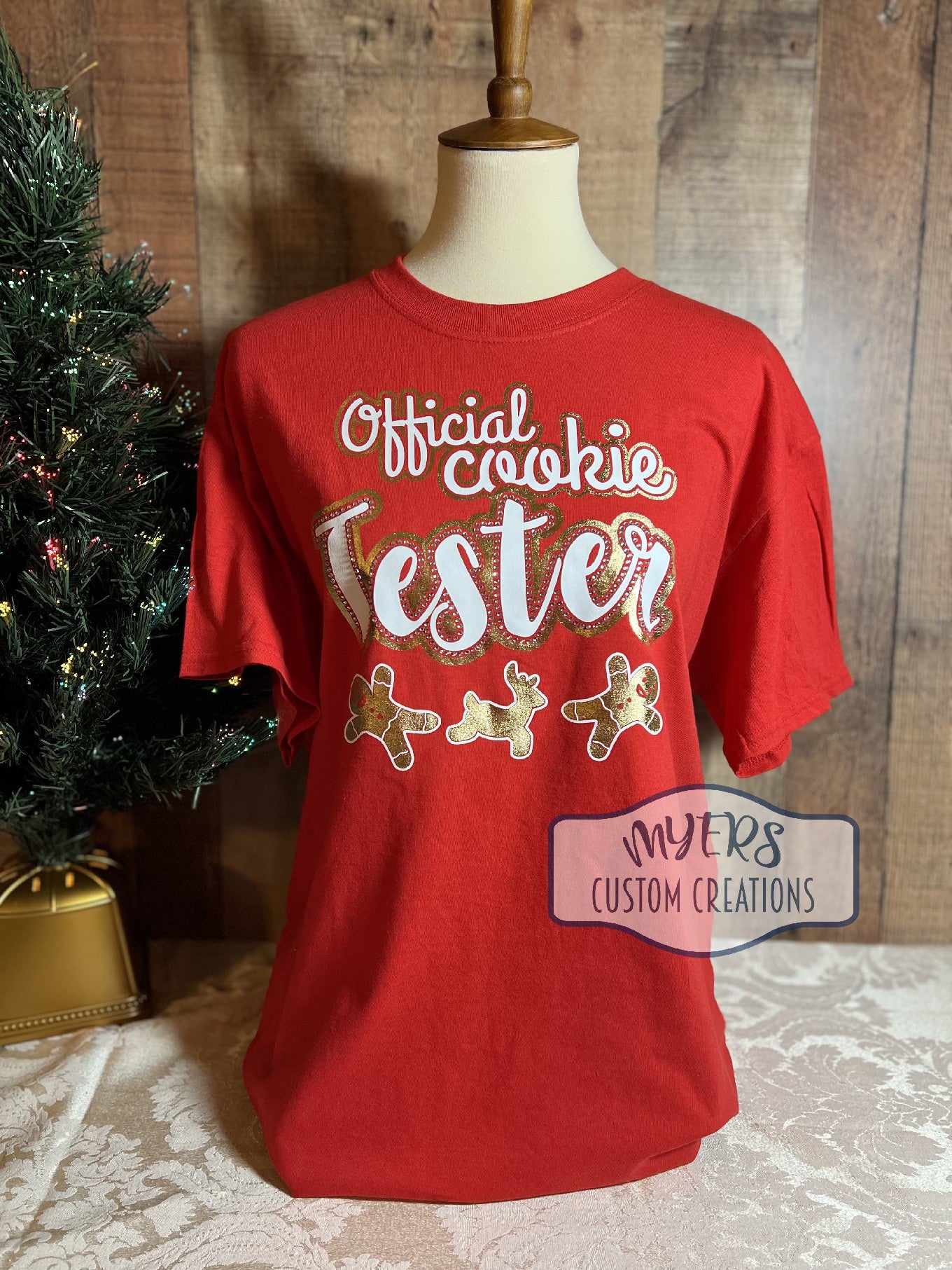 Official Cookie Tester red t-shirt