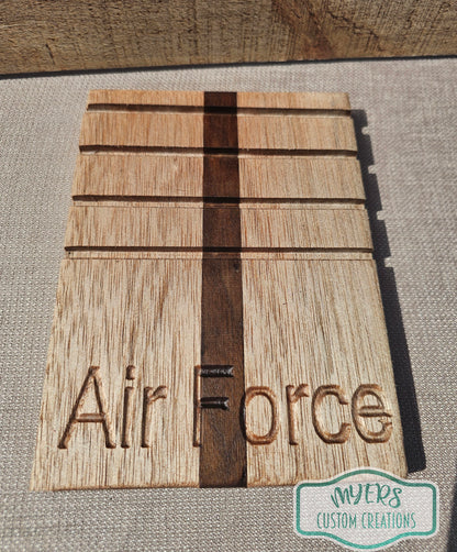 Air Force Challenge Coin Display Board