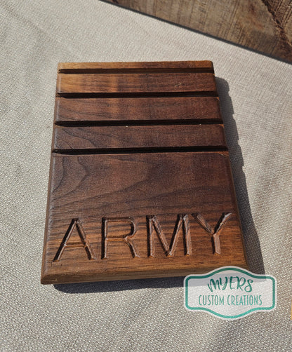 Army Challenge Coin Display Board