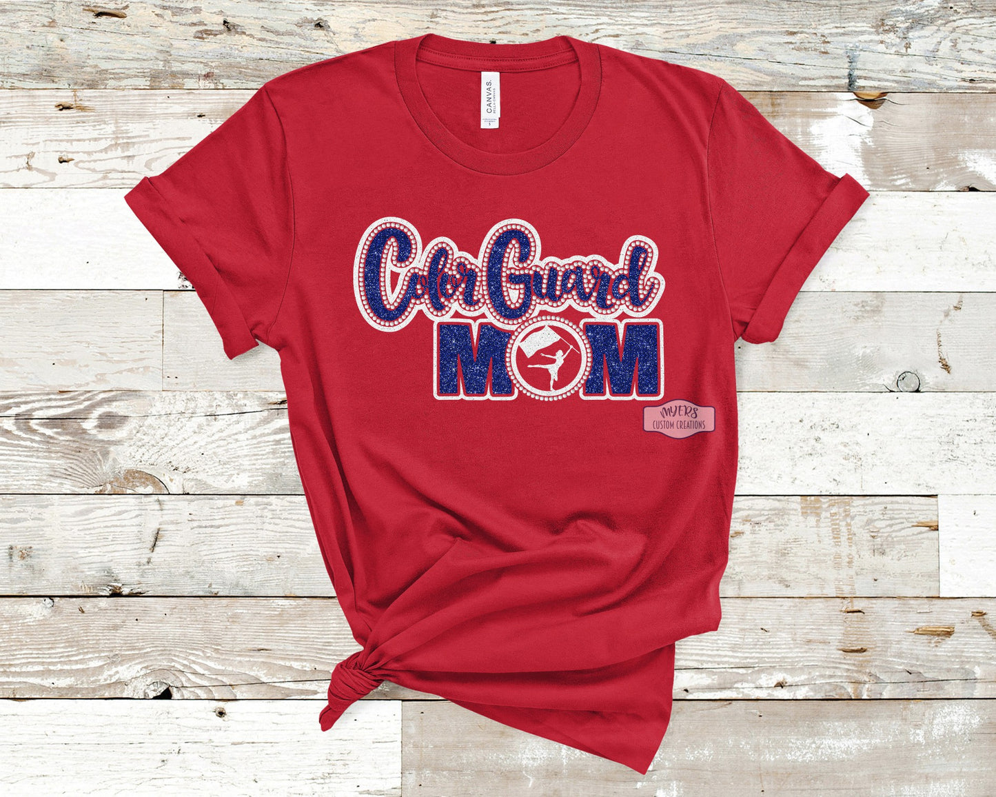 Color Guard Mom Multi-Dec Shirt