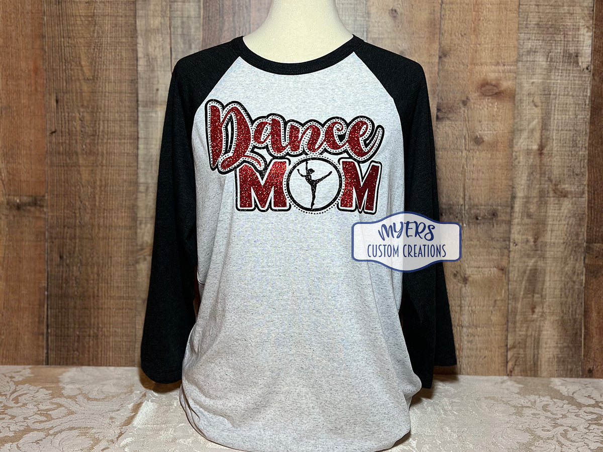 Dance Mom Rhinestone Multi-Dec Shirt RTS