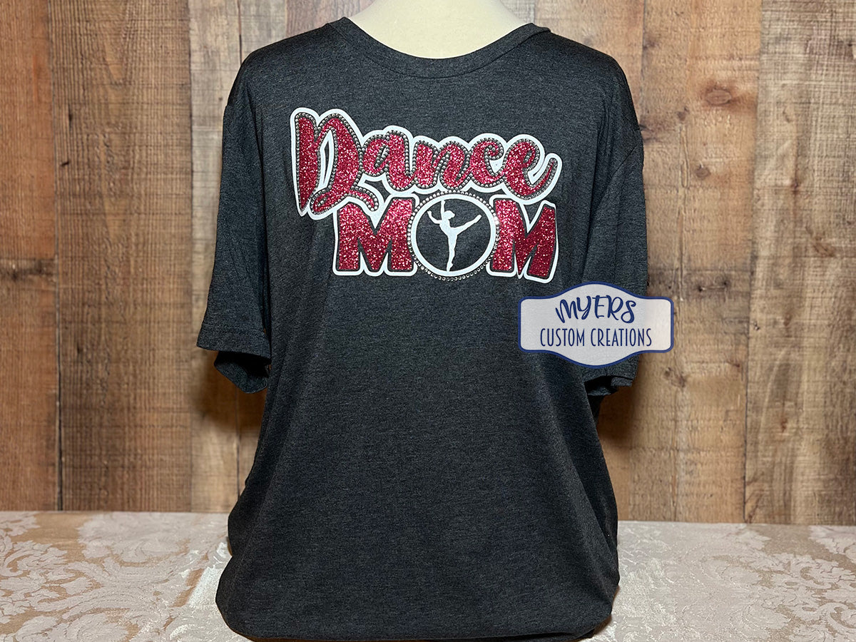 Dance Mom Rhinestone Multi-Dec Shirt RTS