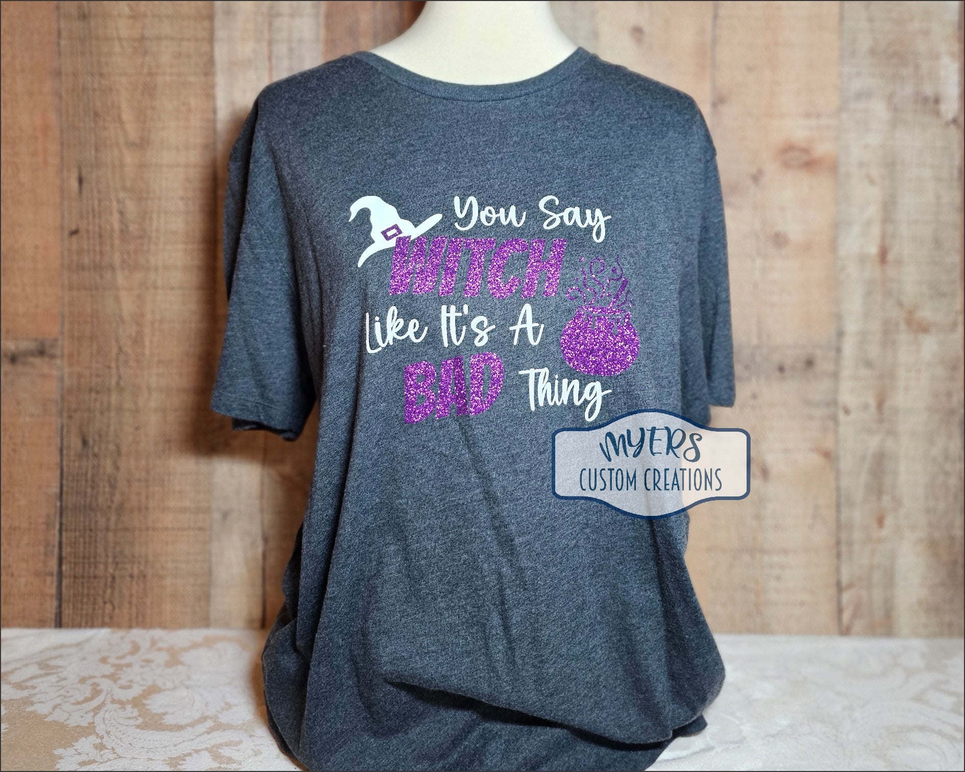 You Say Witch like it's a Bad Thing Black Old Navy t-shirt